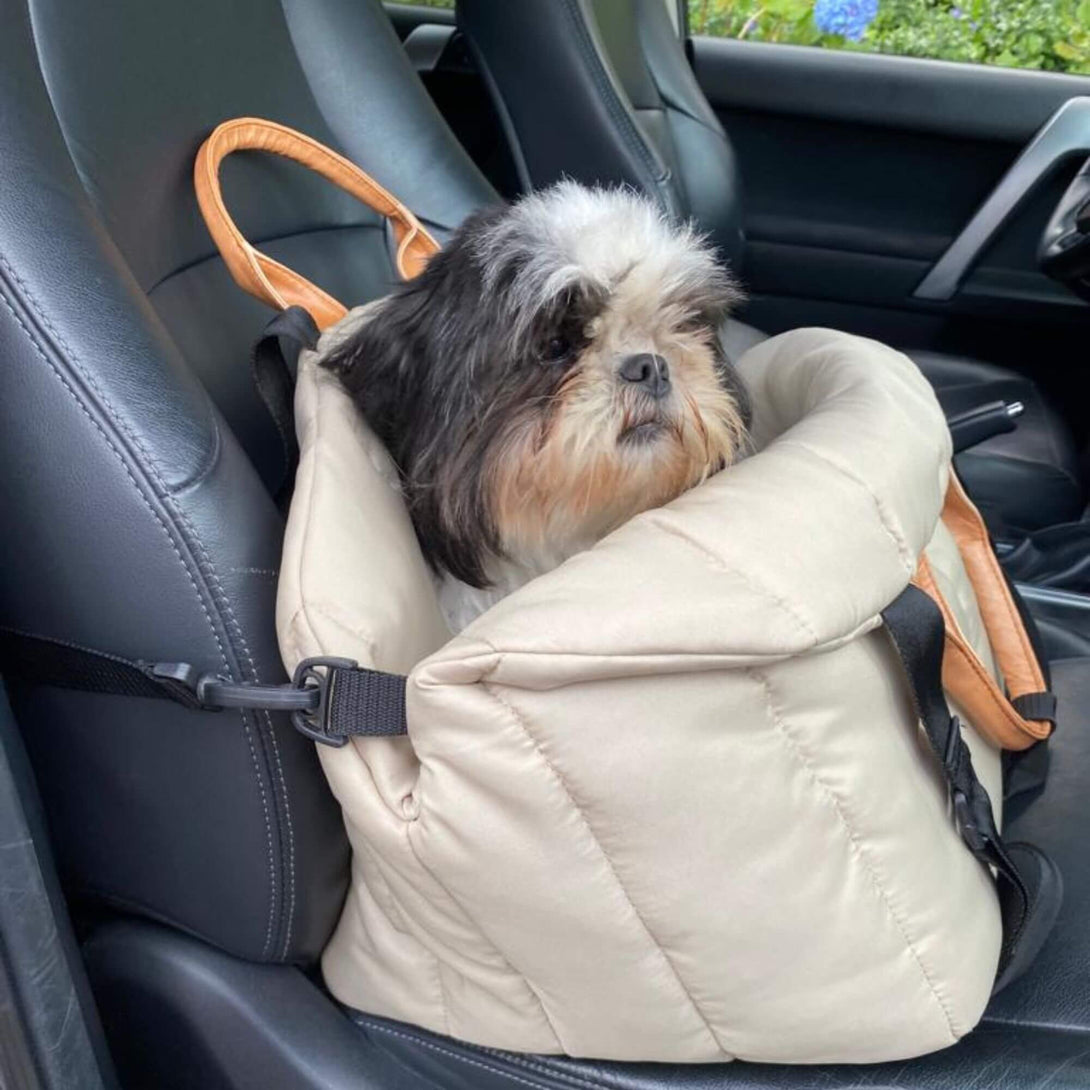 Bolso para transportar mascotas beige