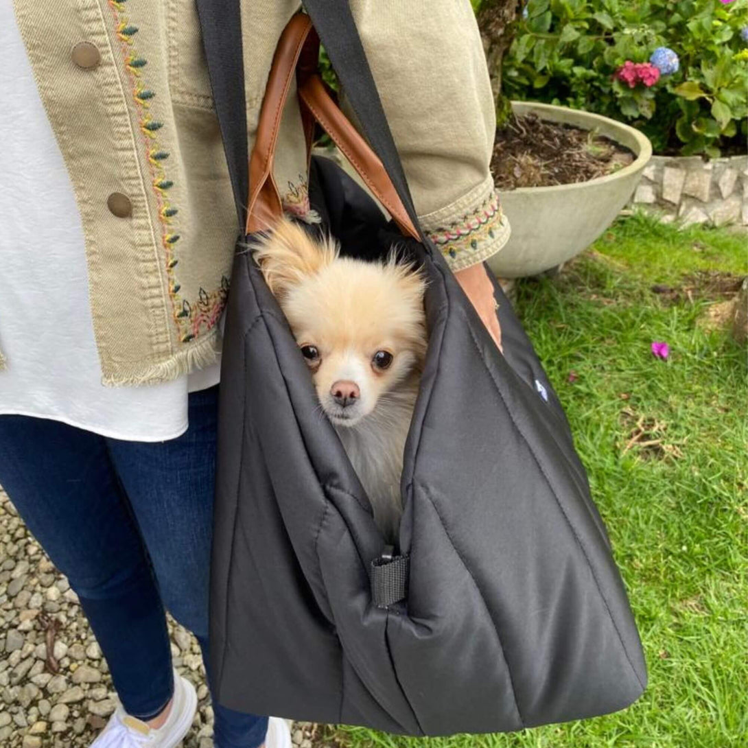 Bolso para transportar mascotas negro