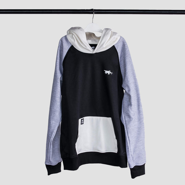 Buzo colores neutros unisex con estampado "Animal vibes only"