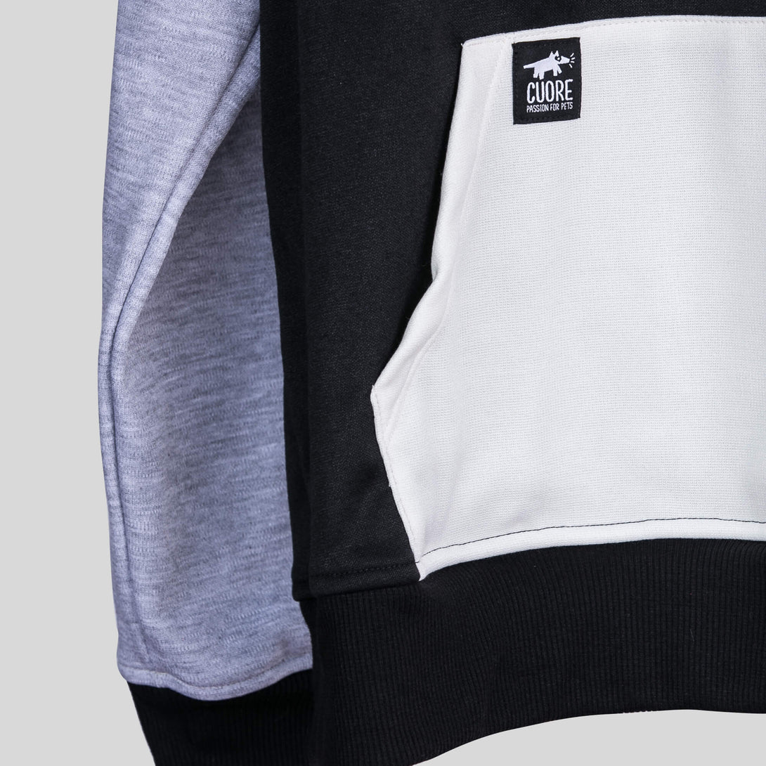 Buzo colores neutros unisex con estampado "Animal vibes only"