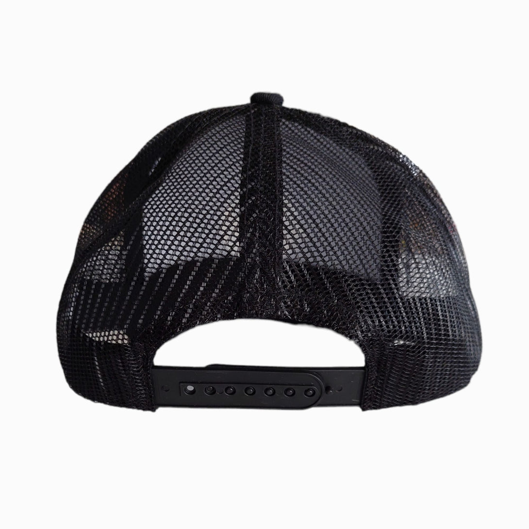 Gorra negra con malla - Animal vibes only