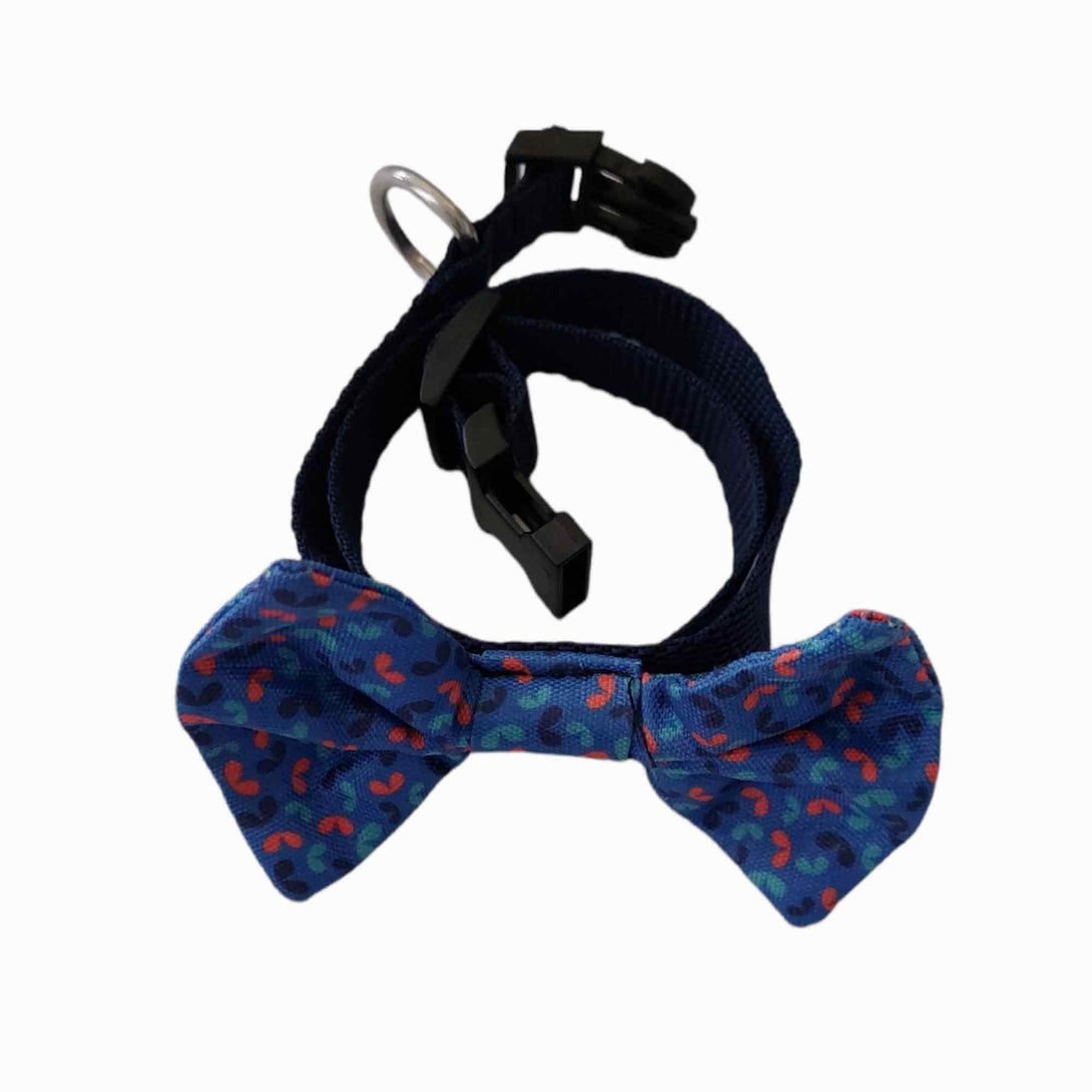 Corbatín para perros estampado corazones
